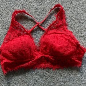 Red Lace Bralette